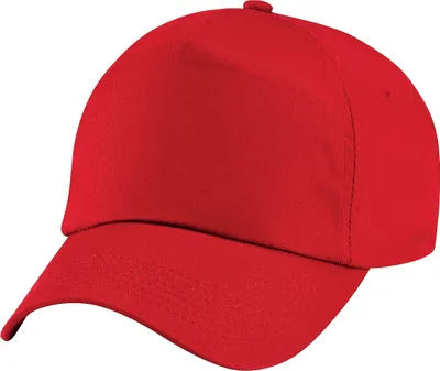 Image de Beechfield casquette de baseball unie Junior Original unicolore RW217 (taille unique) (Rouge)