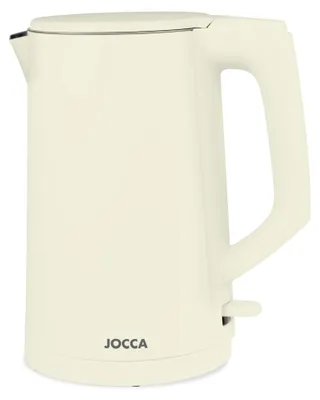 Imagen del producto de Jocca - Hervidor eléctrico de estilo retro, 1,7 litros, acero inoxidable 304, sistema de seguridad STRIX