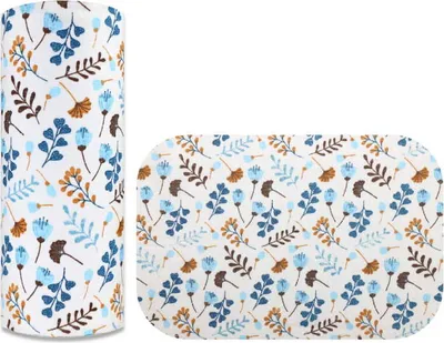 Produktbild von Ega KIDS | Tetanuswindel 70x80 cm - Blaue Wiese - 100% Baumwolle -