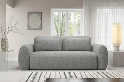 Produktbild von Sofa 3-Sitzer mit Schlaffunktion GASTON in Stoff Puente Grau