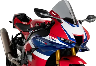 Produktbild von Puig R Racer Honda Cbr1000rr R Fireblade Sport-windschutzscheibe Silber  Silber One Size