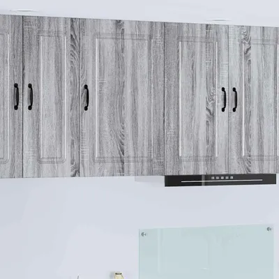 Imagen del producto de Panel frontal para lavavajillas vidaXL, modelo Kalmar, color gris Sonoma, dimensiones 50 x 31 x 80 cm