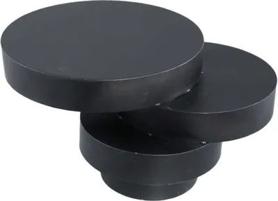 Immagine prodotto di PTMD Tavolino Essy - 68x53x33 cm - metallo - nero