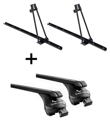 Produktbild von 2xFahrradträger ORION + Relingträger Quick Stahl L kompatibel mit für Opel Insignia Kombi ab 2009