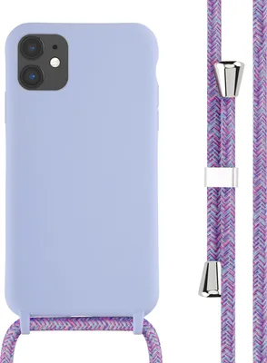 Produktbild von imoshion SilikonHülle mit Band iPhone 11 - Violett