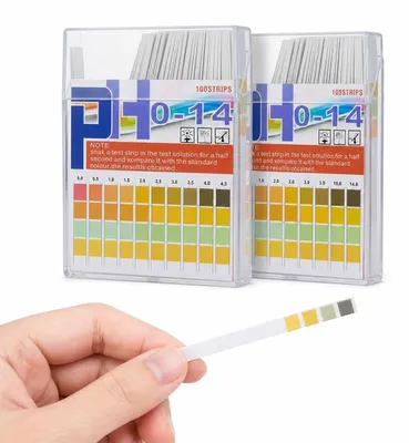 Immagine prodotto di 200 strisce reattive per il test del pH dei liquidi
