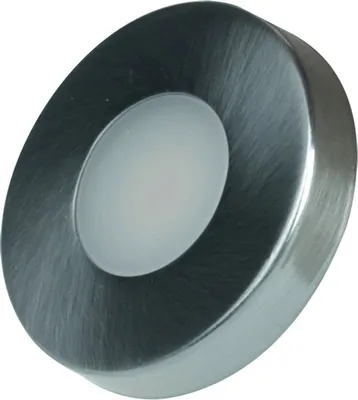 LED Aufbauspot COB 3000 - 12V - 3000K - 150lm - 1,8W - 4cm x 0,75cm - Edelstahl