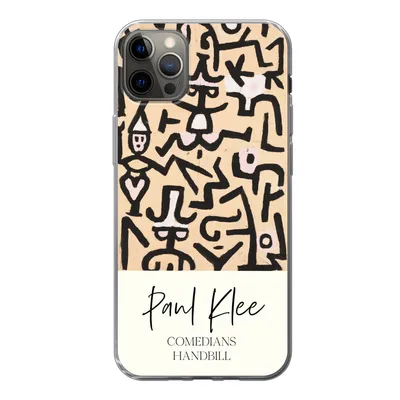 Produktbild von MuchoWow® Handyhülle Schutzhülle Hülle für iPhone 13 Pro Max Gemälde - Paul Klee - Komödianten Flugblatt Silikon Softcase Handy Hülle - Mobiltelefon