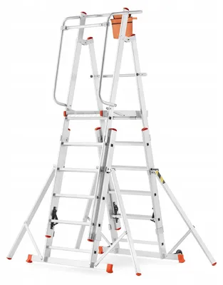 Zdjęcie produktu dla Drabina rusztowanie aluminiowe podnośnik HIGHER 8104-C