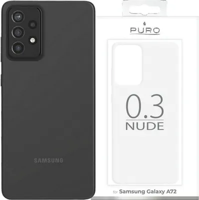 Zdjęcie produktu dla Puro Nude 0.3 Samsung A72 A725 Przezroczysty/Transparent Sga7203Nudetr
