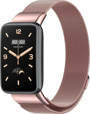 Produktbild von Strap-it Milanese Armband - Kompatibel mit Xiaomi Smart Band 7 Pro Armband Ersatzarmband Edelstahl - Armband mit Magnetverschluss - Hochwertiges Material - für Xiaomi Armband Rosa