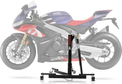 Zdjęcie produktu dla Podpórka centralna CS Power Evo do Aprilia RSV4 21-25 Czarna