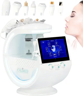 Produktbild von Kosmetisches Multifunktionsgerät Hydrogen Hautanalyse RF Ultraschall 9in1