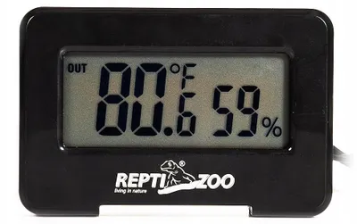 Produktbild von Repti-Zoo Digitales LCD Thermo-Hygrometer mit Sonde Terrarium