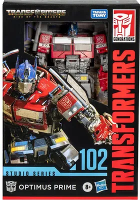 A product box for a Transformers Studio Series Optimus Prime action figure.
