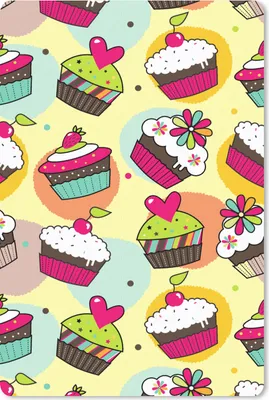 Produktbild von MuchoWow® Mauspad Mousepad Mädchen - Cupcake - Schnittmuster - Mädchen - Kinder - Baby 18x27 cm - Mousepads - Maus Mat - Pad - Mausunterlage