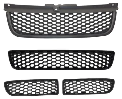 Kühlergrill WABEN + GITTER Stoßstange LINKS RECHTS MITTE für VW Bora 98-05 – Produktansicht