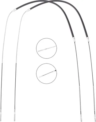 Produktbild von RIDEX Handbremsseil Seilzug Feststellbremse für BMW 5 Limousine (E34) Hinten Rechts Links 124C1126