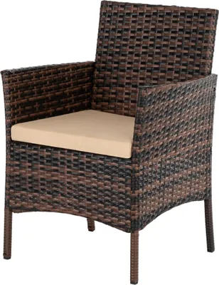 Produktbild von FCH Gartenmöbel Set,Polyrattan Lounge Gartengarnitur,Sofa & 2 Stühle - braun