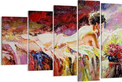 Produktbild von Bild auf Leinwand - Leinwandbild - Frau Modell - 150x100cm - Wand Bild - Wanddeko - Wandbilder - Leinwanddruck - Bilder - Kunstdruck - Wanddekoration - Leinwand bilder - Wandkunst - EG150x100-3534