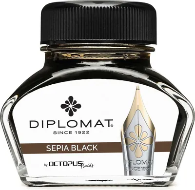 Obrázek produktu pro Inkoustové sklo sépiově černé 30ml