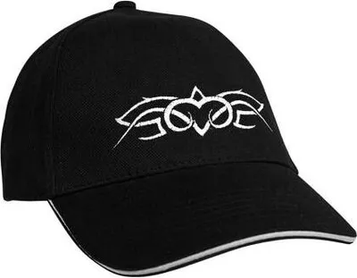 Produktbild von Baseballcap mit Einstickung Tribal 68351  in versch. Farben Color - schwarz