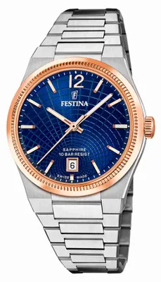 Produktbild von Festina Damenuhr Swiss Made Armbanduhr Edelstahl silber UF20066/3
