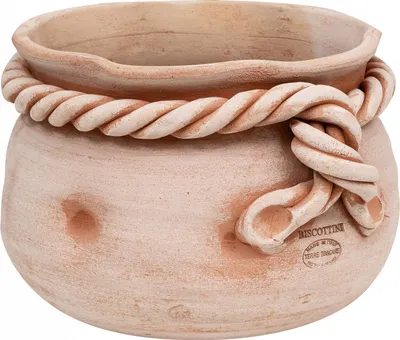 Produktbild von Topf terracotta 36x33x22 cm, Vase aus ton, Vasen deko