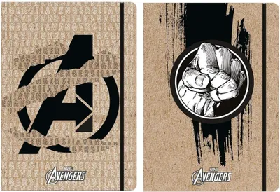 Image de Pochette à élastique A4 Avengers Kraft Liner