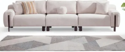 Zdjęcie produktu dla Sofa z ekoskóry – praktyczna i wygodna do każdego salonu.