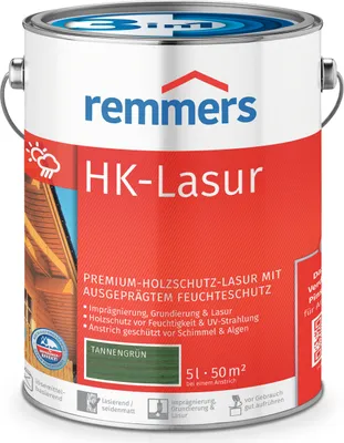 Produktbild von Remmers HK-Lasur 3in1 tannengrün (RC-960) 5 l, Holzlasur aussen