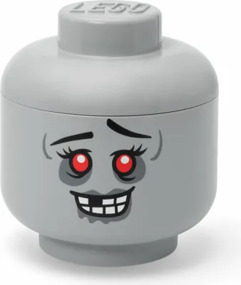 Immagine prodotto di LEGO 40320822 Testa portaoggetti LEGO STORAGE HEAD ZOMBIE, L, grigio pietra