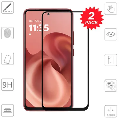 Immagine prodotto di Per Motorola Moto G86 5G 2x 3D Premium pieno 9H 0,3 mm protezione dello schermo in vetro temperato