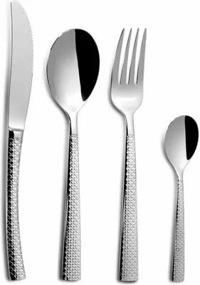 Produktbild von Comas Besteckset Hidraulic -24-tlg., Tafelbesteck, Edelstahl, 6332