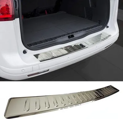 Immagine prodotto di Protezione per il bordo del bagagliaio cromata, compatibile con VW Touran 4 (Tipo 5T) dal 2015 in poi
