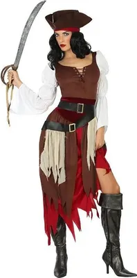 Produktbild von Atosa Piratenkostüm Rot XL Kinder Rot XL