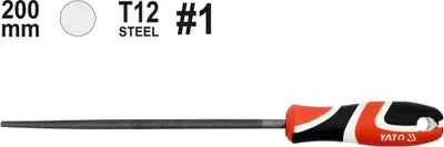 Productafbeelding van Yato YT-62269, Bestand, Rond vijl, Metaal, Koolstofstaal, Polypropyleen, Zwart, Rood, Wit
