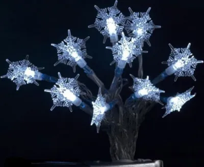 Immagine prodotto di Luci di Natale Konstsmide fiocco di neve 20LED a batteria interno