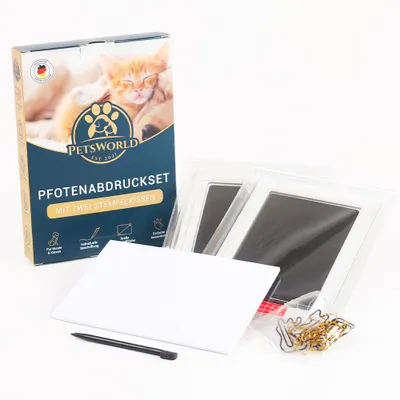 Produktbild von Petsworld PETSWORLD Pfotenabdruck-Set sauber & sicher für Baby & Haustier