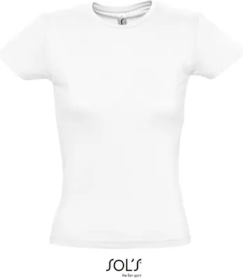 Produktbild von SOLs 11386 | Damen T-Shirt Miss - Farbe: White - Größe: M