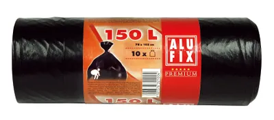 Produktbild von Alufix Müllsäcke 150L Schwarz 10 Säcke; MS150UNI