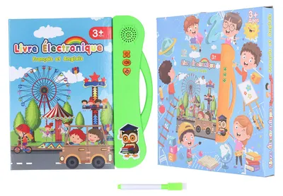 Zdjęcie produktu dla Französisches Klangbuch für Kinder, Englisch, Lesen, Musik, interaktives Lernen, pädagogisches Spielzeug, Geburtstagsgeschenk, Grün