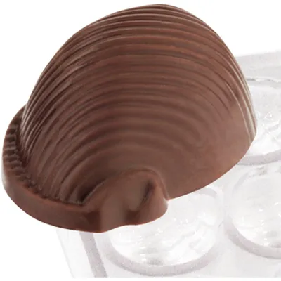 Produktbild von Pralinenform, Schockoladenform,Kunststoff, verschiedene Ausführung wählbar : Muschel Variante: Muschel