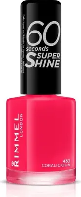 Immagine prodotto di Rimmel London 60 Seconds Super Shine Nail Lacquer 430 Coralicious