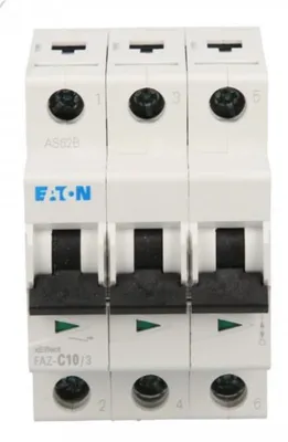 Image de Eaton FAZ-C10/3 Disjoncteur miniature de type C (278869)