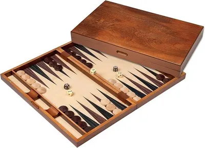 Imagen del producto de 1121 - Juego de backgammon de Symi, grande, con cierre magnético
