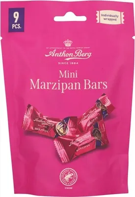 Produktbild von Anthon Berg Mini Marzipanbrote 110g 9 Stk.