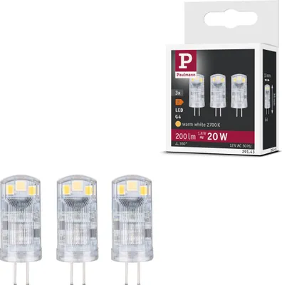 Produktbild von Paulmann Standard 12V LED Stiftsockel 3er-Set