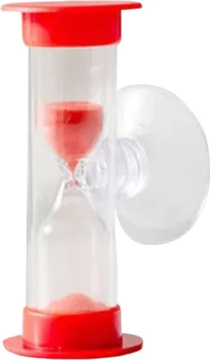 Produktbild von Sanduhr-Timer, 3-Minuten-Sanduhr, Sanduhr mit Saugnapf, langlebige Sanduhr für Kinderspiele im Klassenzimmer