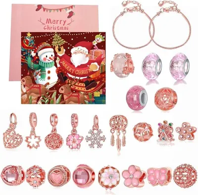 Produktbild von Adventskalender 2025 für Mädchen, Schmuck für Kinder, Spielzeug für Mädchen, Weihnachtsgeschenke, Geburtstagsgeschenk, Schmuck-Sets
